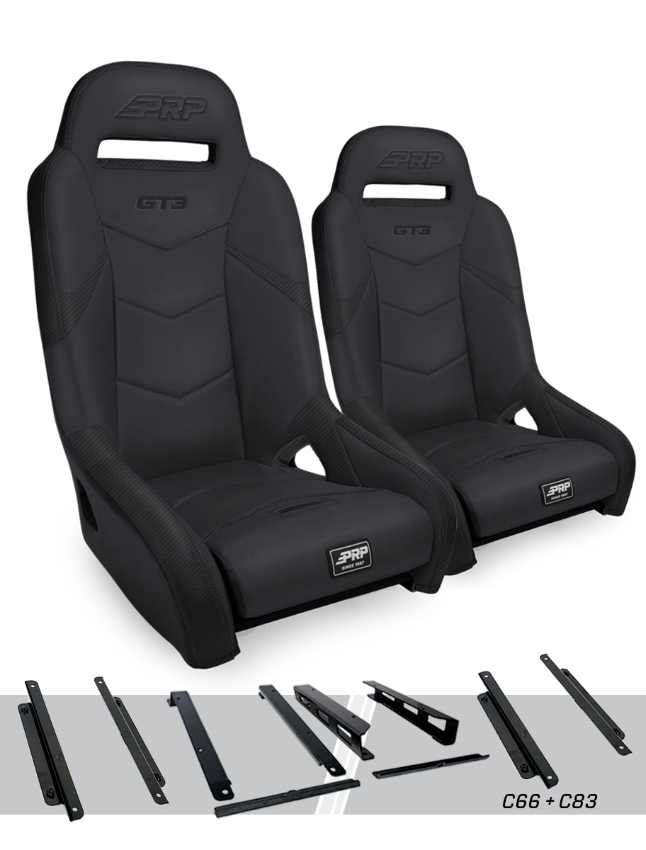 GT3 Suspension Seats Kit for Honda Talon Pair PRP Seats
