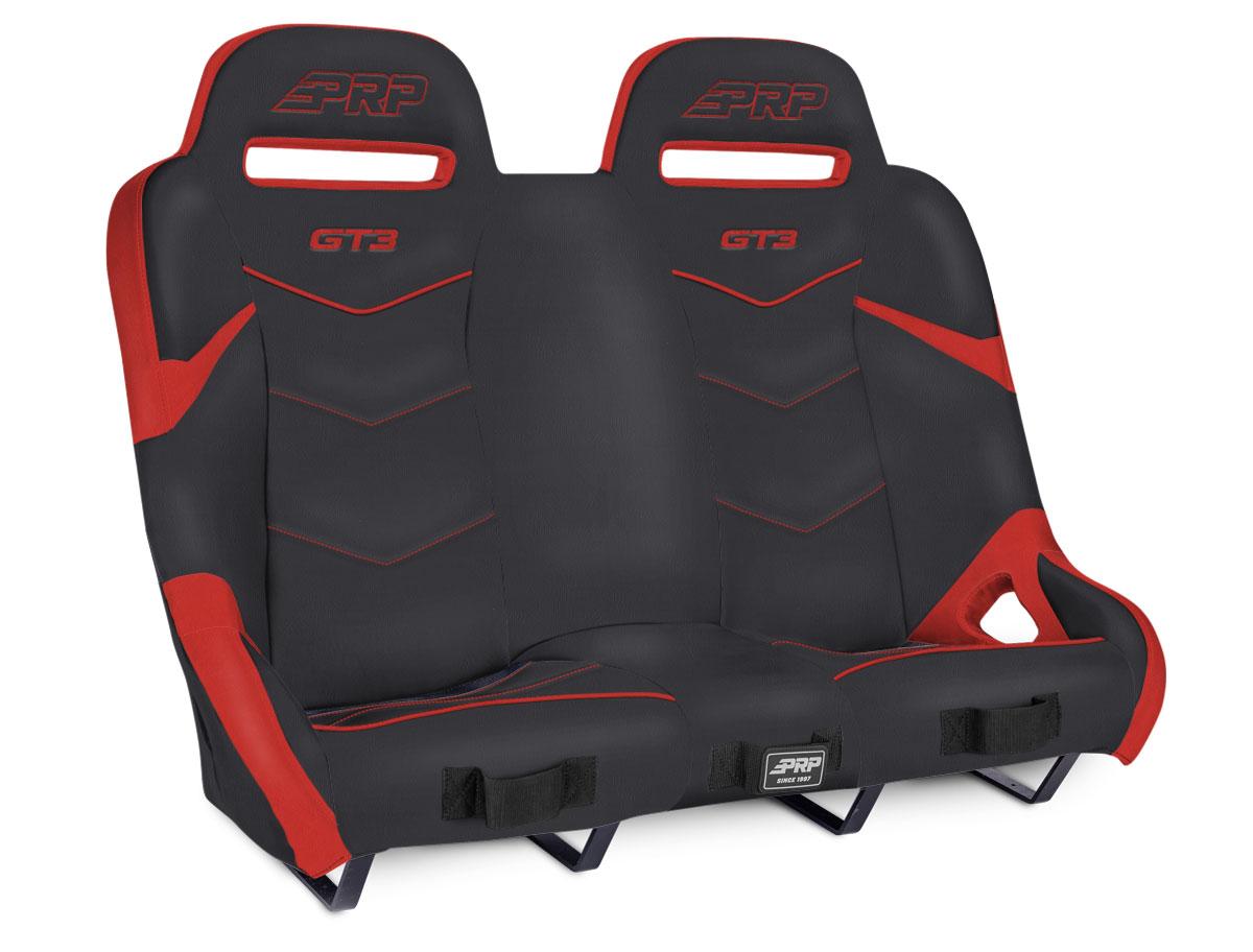 GT3 Quick Release Rear Suspension Bench Seat for Polaris RZR PRO XP4 PRO R4 Turbo R4