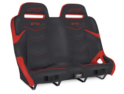 GT3 Quick Release Rear Suspension Bench Seat for Polaris RZR PRO XP4 PRO R4 Turbo R4 PRP Seats