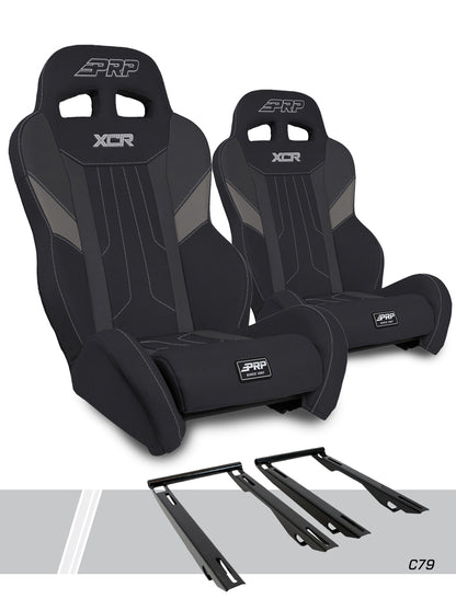 XCR Suspension Seats Kit for Polaris RZR PRO XP PRO R Turbo R Pair PRP Seats