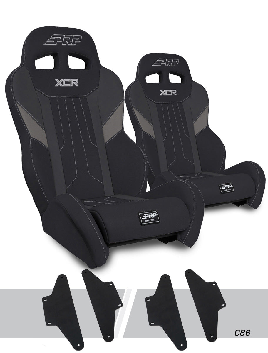XCR Suspension Seats Kit for Can-Am Maverick X3 Pair PRP Seats