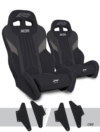 XCR Suspension Seats Kit for Can-Am Maverick X3 Pair PRP Seats
