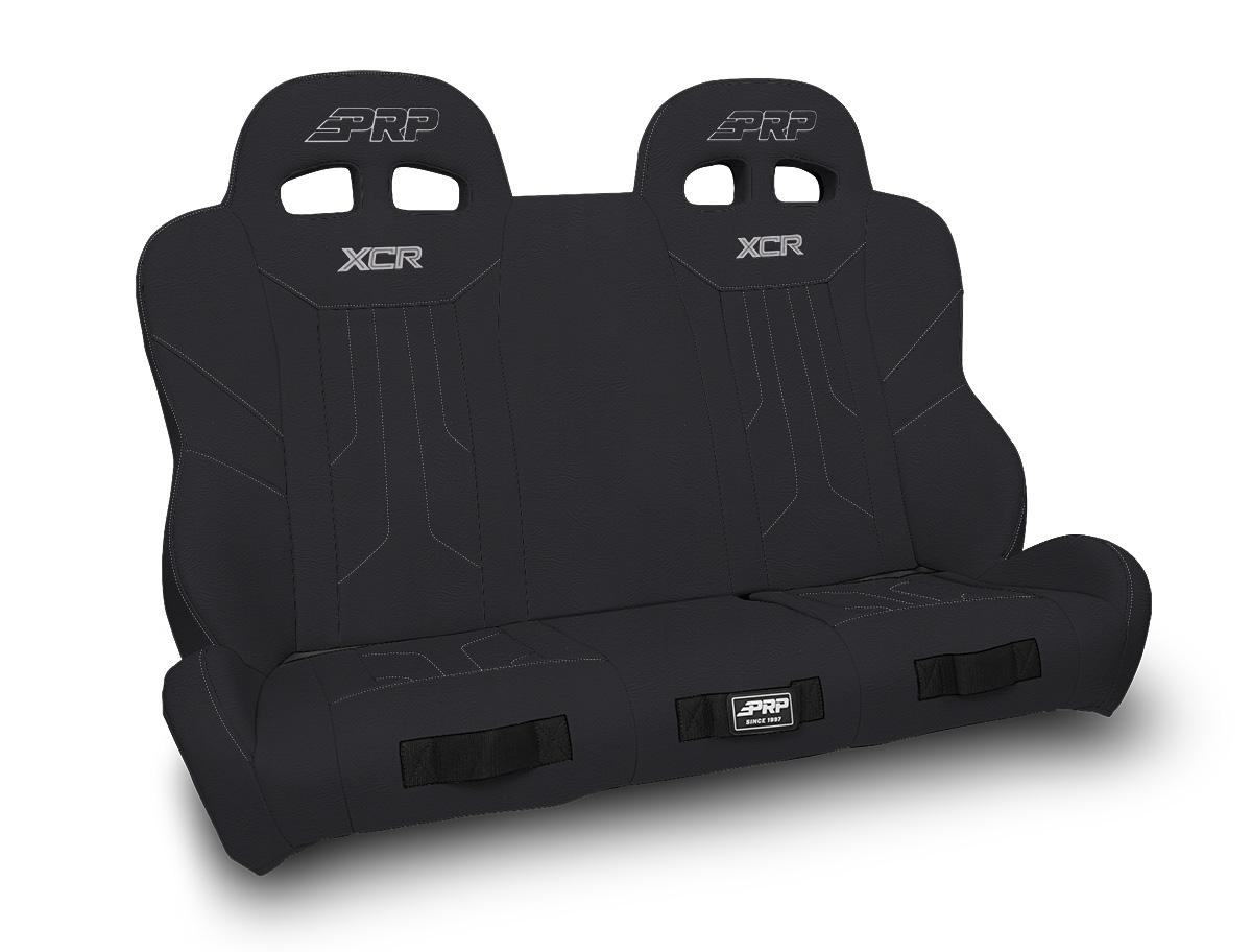 XCR Quick Release Rear Suspension Bench Seat for Polaris RZR PRO XP4 PRO R4 Turbo R4 - Black