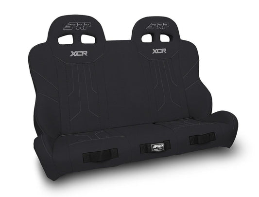 XCR Quick Release Rear Suspension Bench Seat for Polaris RZR PRO XP4 PRO R4 Turbo R4 - Black