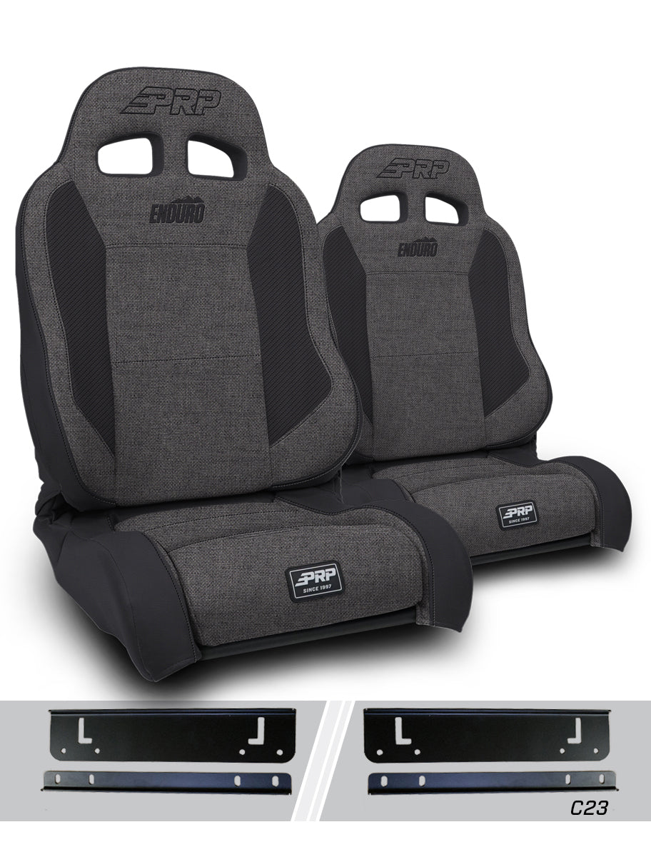 Enduro Elite Suspension Seat Trek Edition Kit for 97-02 Jeep Wrangler TJ Pair