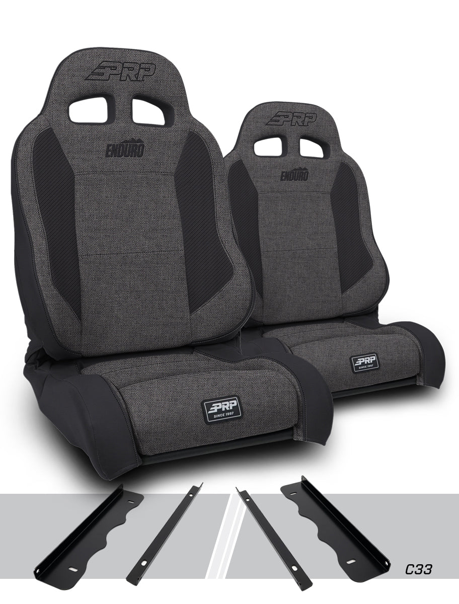Enduro Elite Suspension Seat Trek Edition Kit for 95-01 Jeep Cherokee XJ Pair