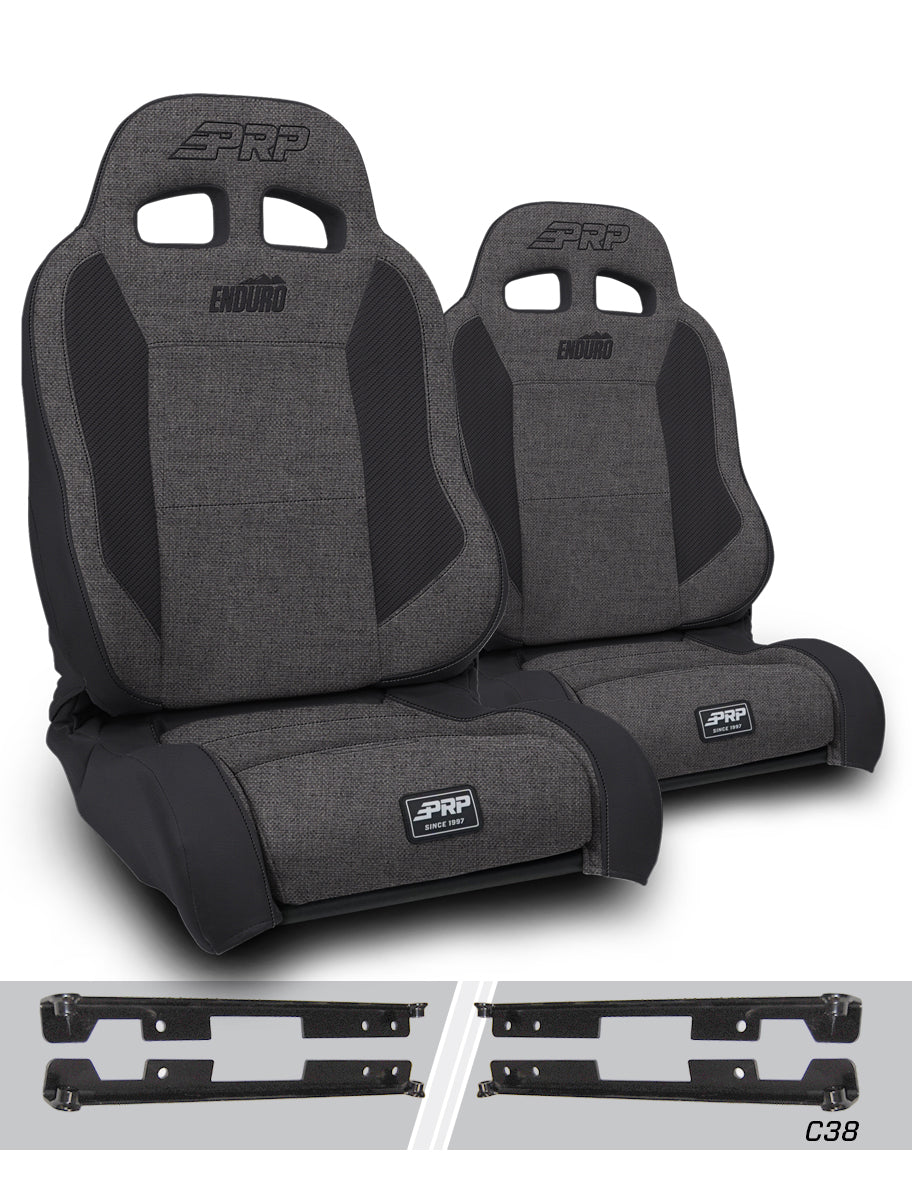Enduro Elite Suspension Seat Trek Edition Kit for Jeep Wrangler JK/JKU Pair