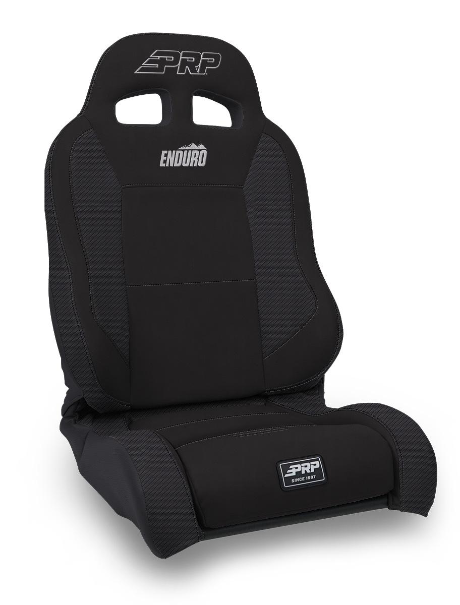EnduroTrek Reclining Suspension Seat Black Suede Passenger PRP Seats