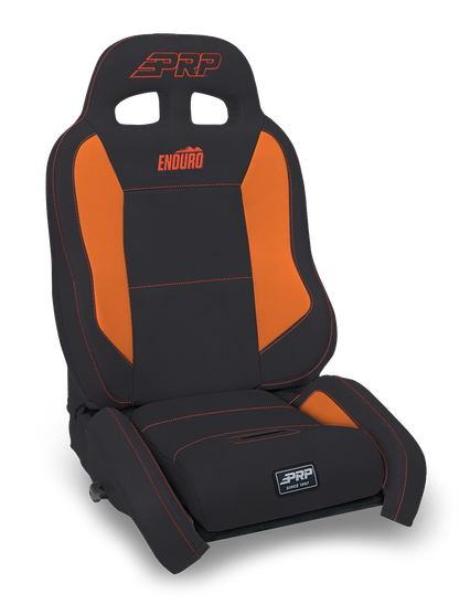 EnduroCrawl Reclining Suspension Seat Black Vinyl Driver PRP Seats