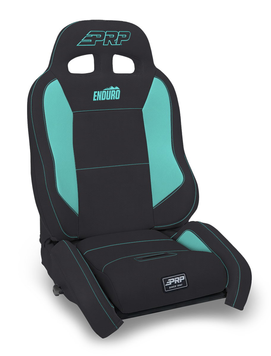 EnduroCrawl Reclining Suspension Seat Black Vinyl Driver PRP Seats