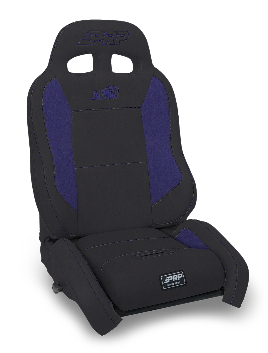 EnduroCrawl Reclining Suspension Seat Black Vinyl Driver PRP Seats