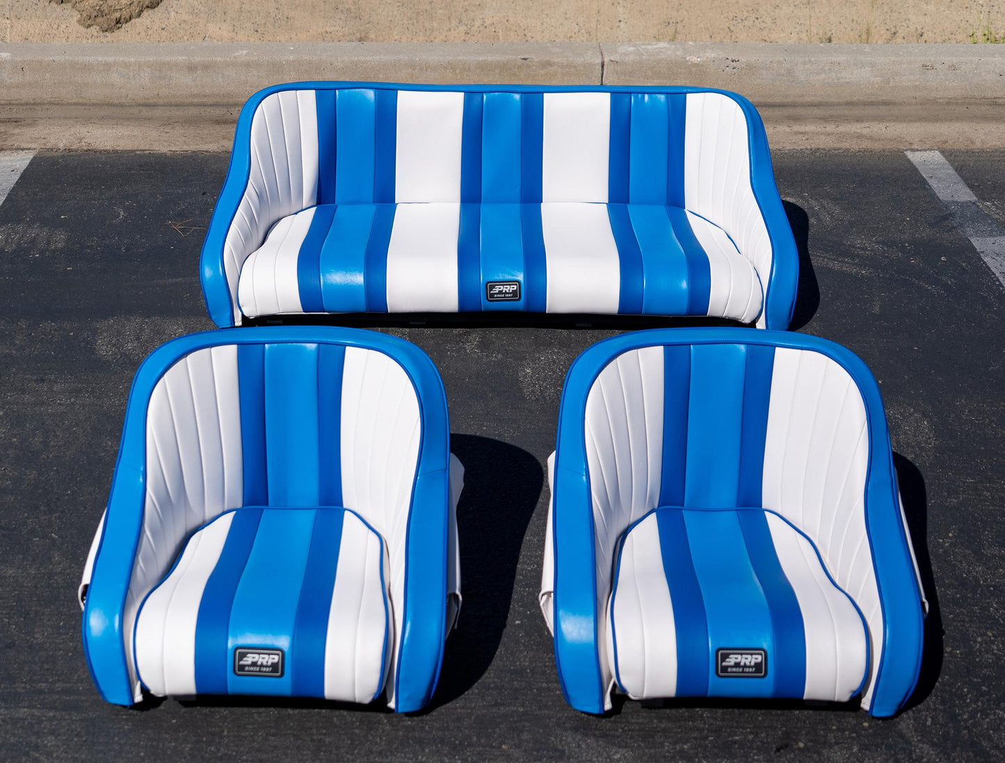 Hydro Lite Retro Boat Seat with Side Pockets PRP Seats
