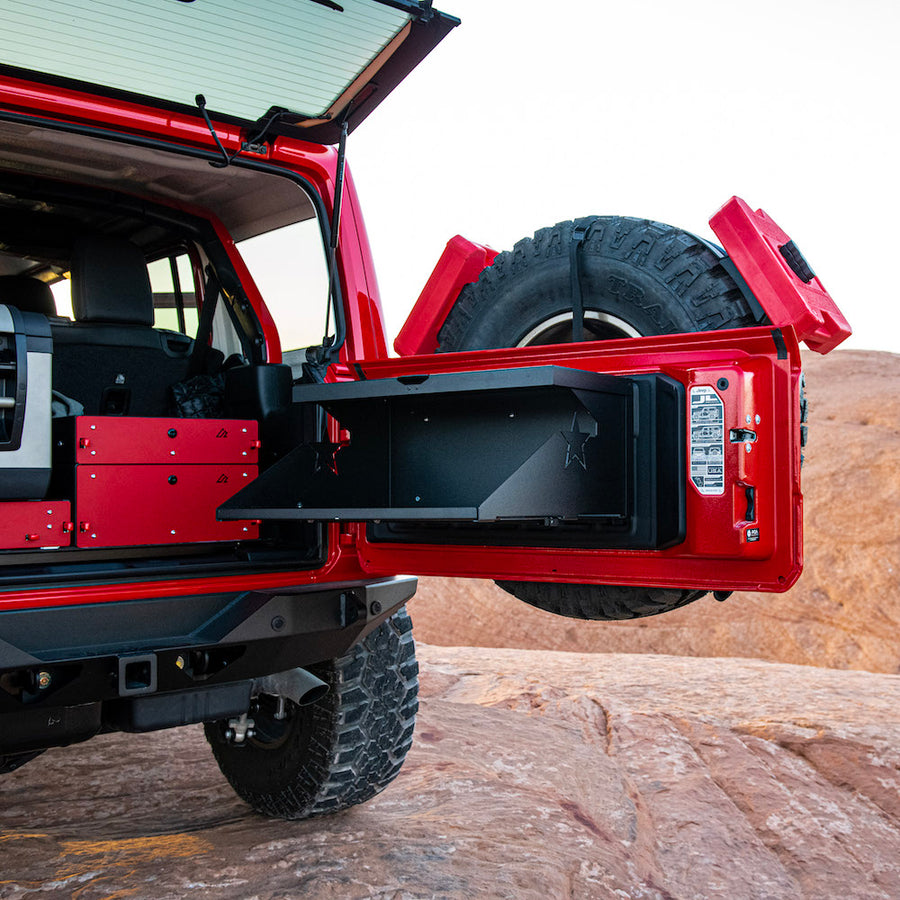 Jeep Trail Tailgate Table for Wrangler JK and JL 2/4 Door Rock Slide Engineering