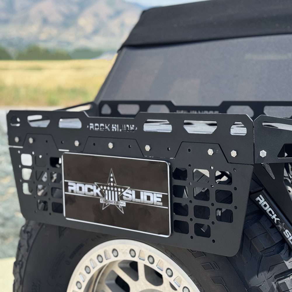 EZ Rack Accessory Tray License Plate Panel Rock Slide Engineering