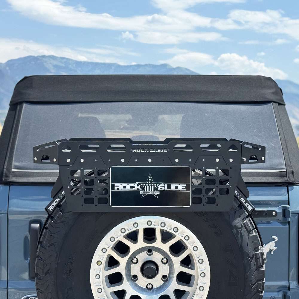 EZ Rack Accessory Tray License Plate Panel Rock Slide Engineering