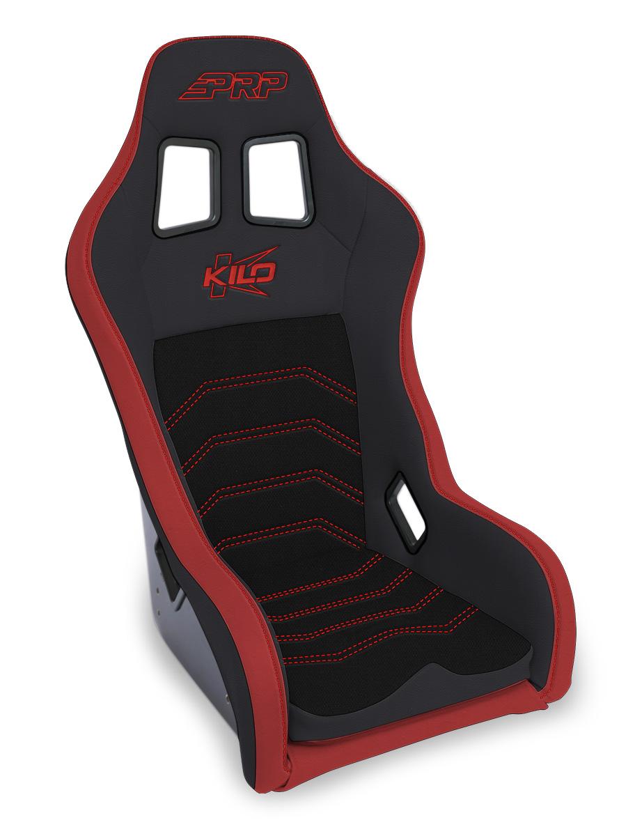 Kilo Composite Seat, Black and Red PRP Seats