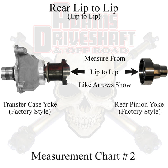 JK Rear 1310 Solid CV Driveshaft 4 Door Adams Driveshaft