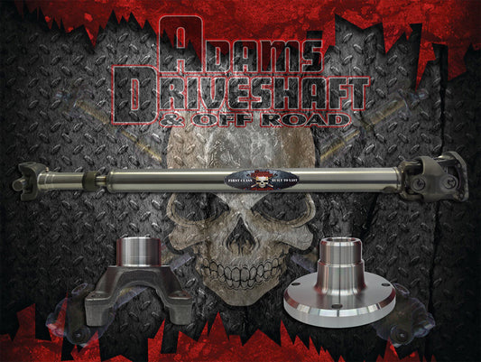 JK Rear 1350 CV Greaseable Driveshaft 4 Door Adams Driveshaft