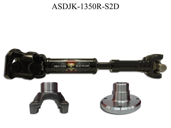 JK Rear 1350 Solid CV Driveshaft 2 Door Adams Driveshaft