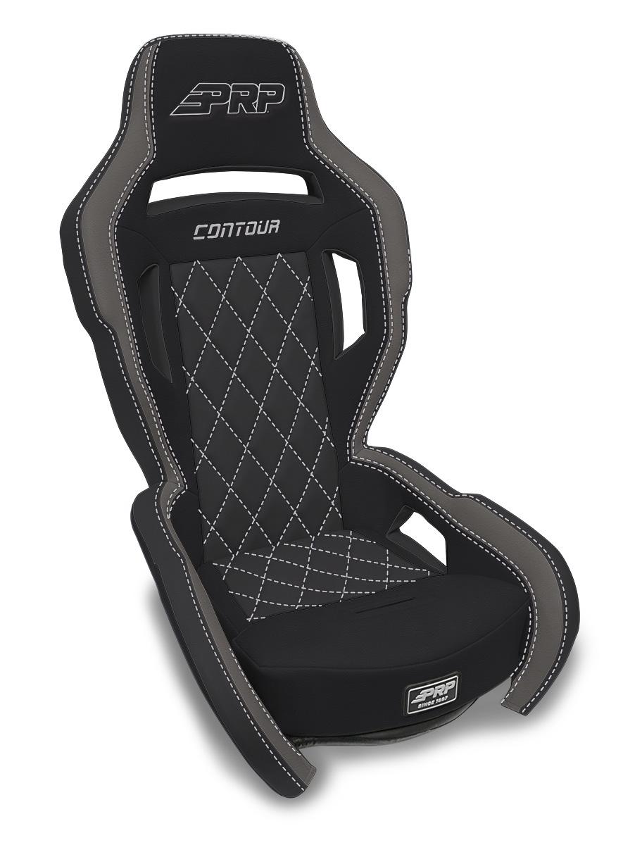 Contour UTV Suspension Seat Black and Gray PRP Seats