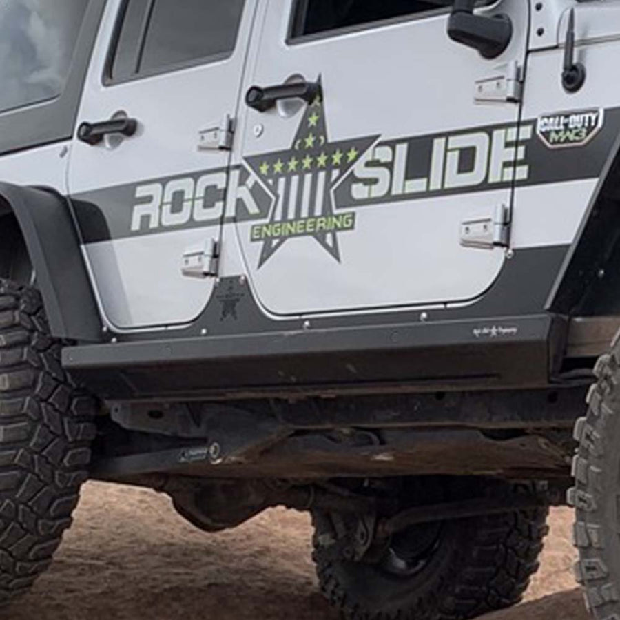 Step-Slider Rocker Guards For 07-18 Wrangler JK 4 Door Rock Slide Engineering