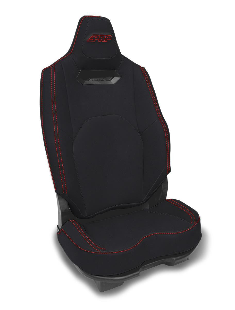 Rear Seat Covers for 2025+ Polaris RZR PRO XP4 PRO R4 PRO S4 Pair Black with Red Stitch PRP Seats