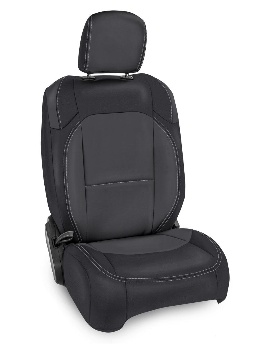 Front Seat Covers for Jeep Wrangler JLU 4 Door Jeep Gladiator JT with Pocket Back Pair PRP Seats