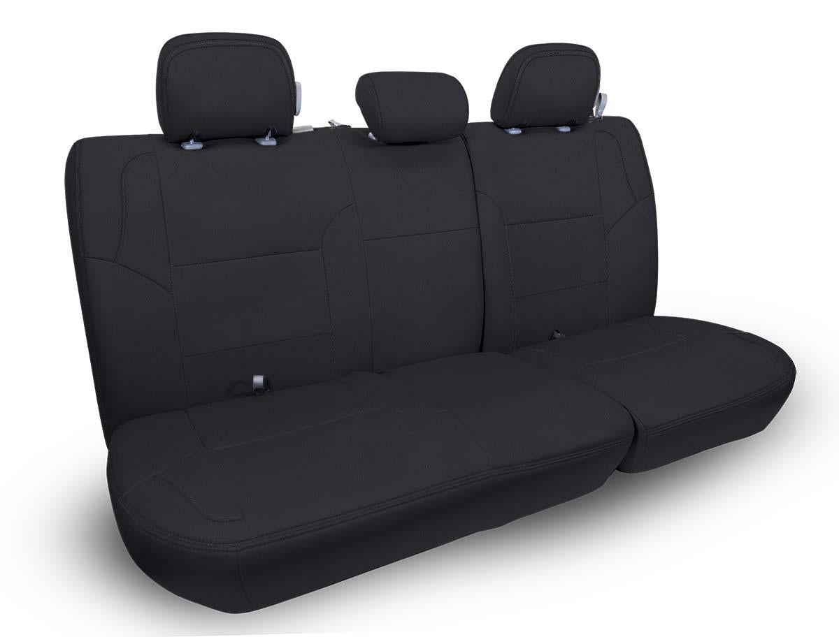 Rear Bench Cover for 12-15 Toyota Tacoma Double Cab All Black PRP Seats
