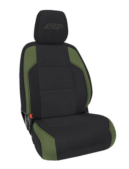 Front Seat Covers for 2016-2023 Toyota Tacoma with Manual Seat Adjusters Pair PRP Seats