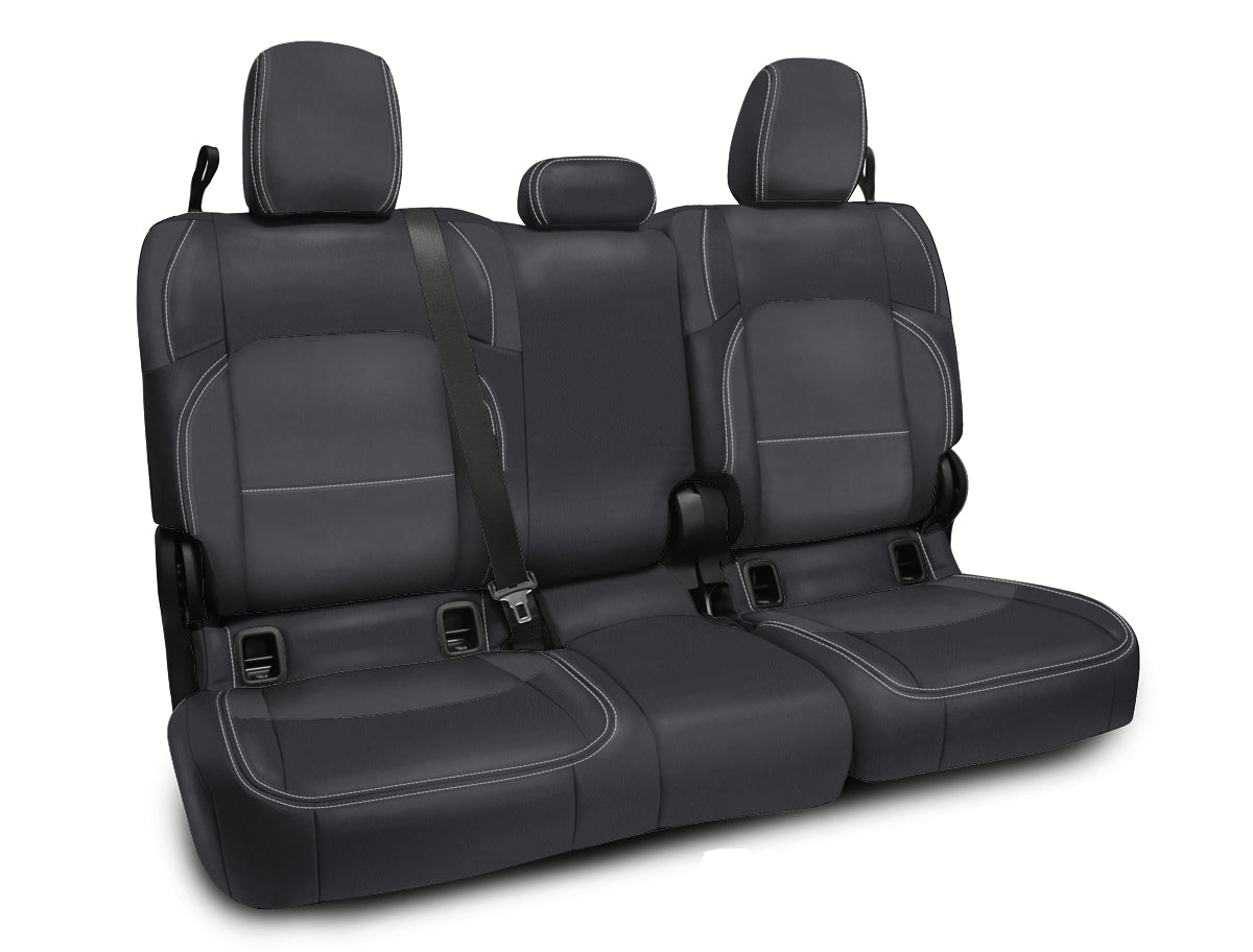 Rear Bench Cover for Jeep Gladiator JT with no Armrest Black and Gray PRP Seats