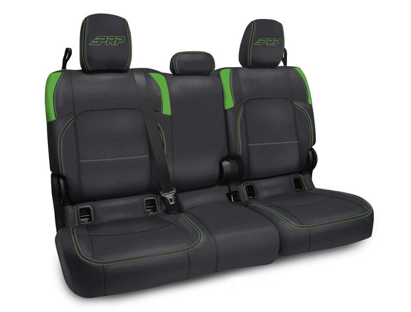 Rear Bench Cover for Jeep Gladiator JT With Armrest Black and Green PRP Seats
