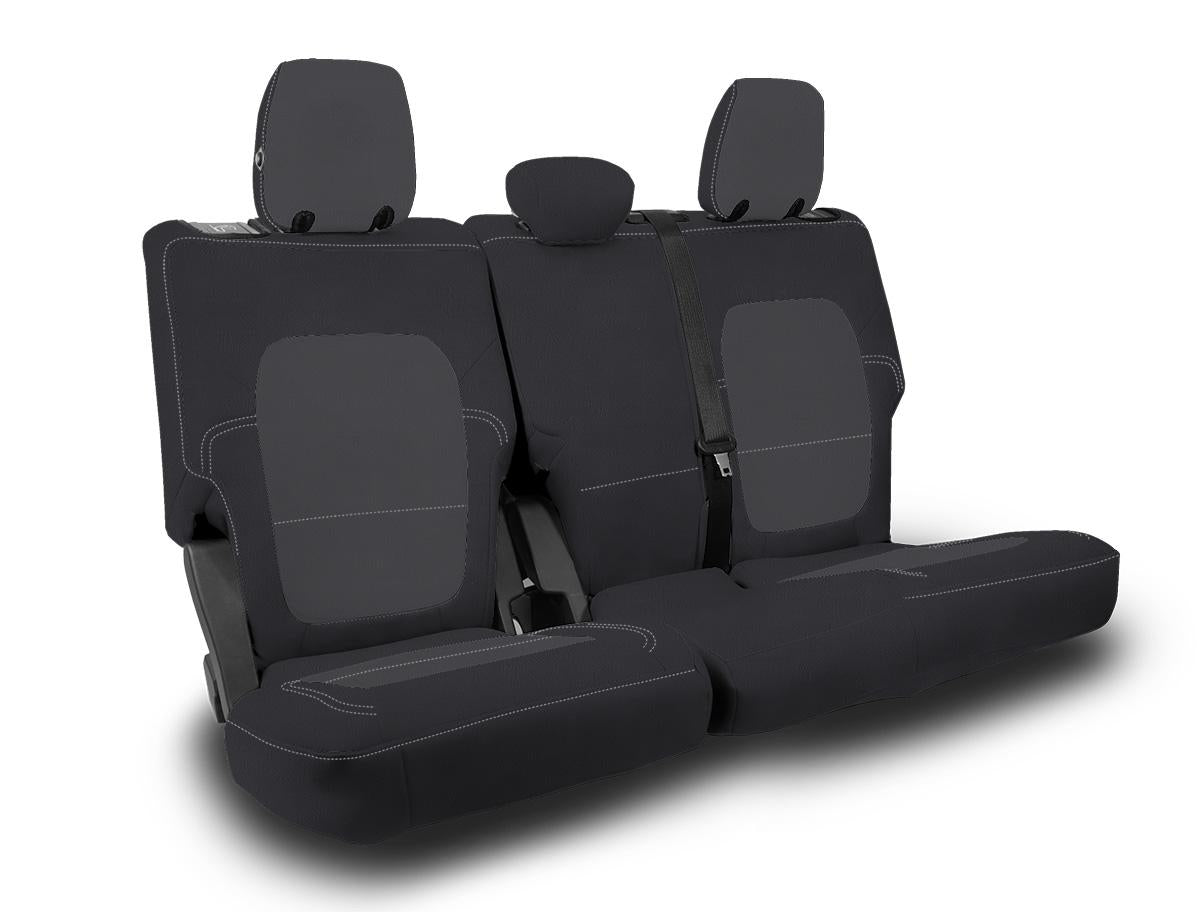 Rear Bench Covers for 2021+ Ford Bronco 4 Door Black and Gray PRP Seats