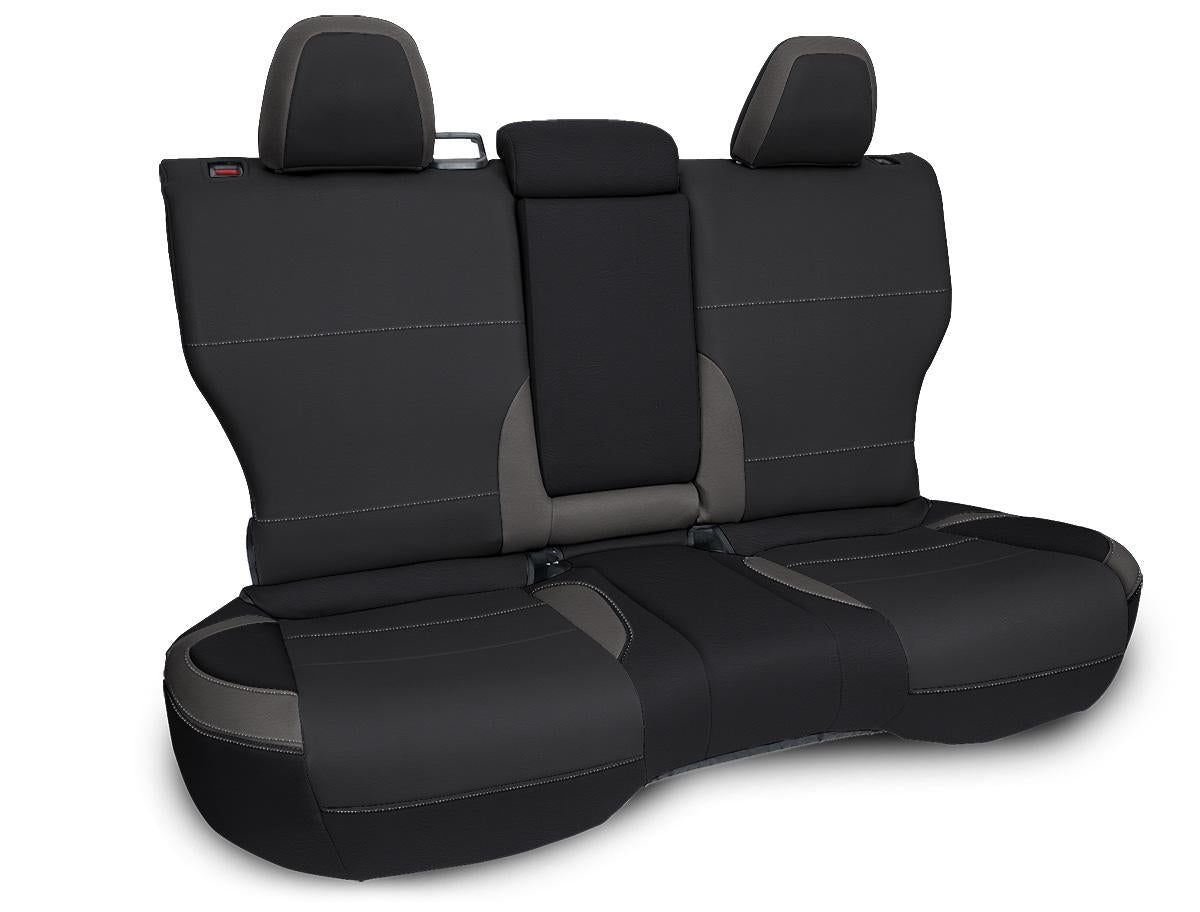 Rear Bench Seat Cover for 2021+ Subaru Outback Black and Gray PRP Seats
