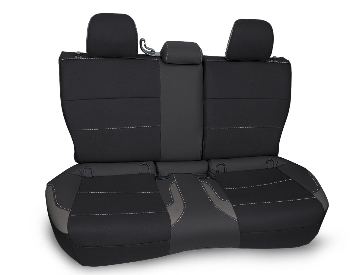 Rear Bench Seat Cover for 2013-2017 Subaru Crosstrek Black and Gray PRP Seats