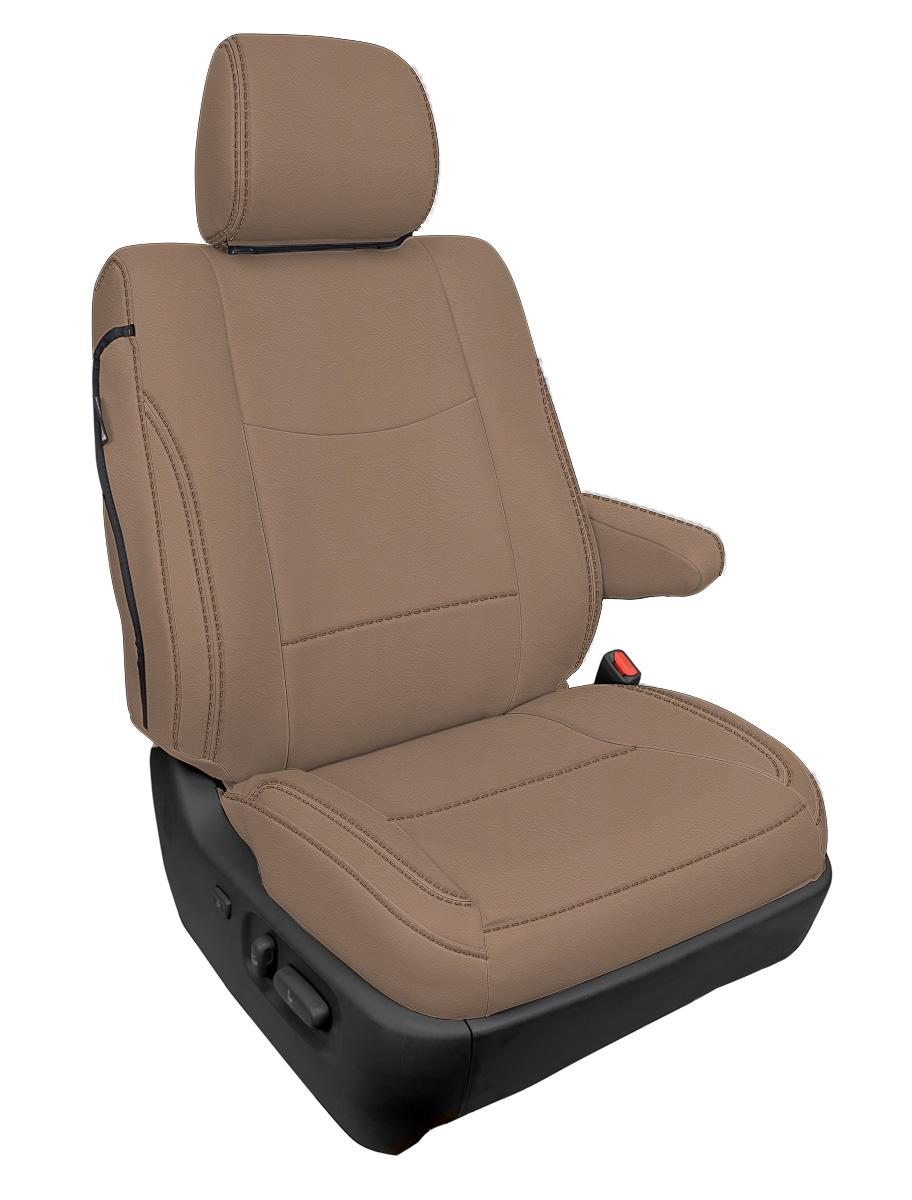 Front Seat Covers for 2003-2009 Lexus GX470 (Pair) - Beige PRP Seats