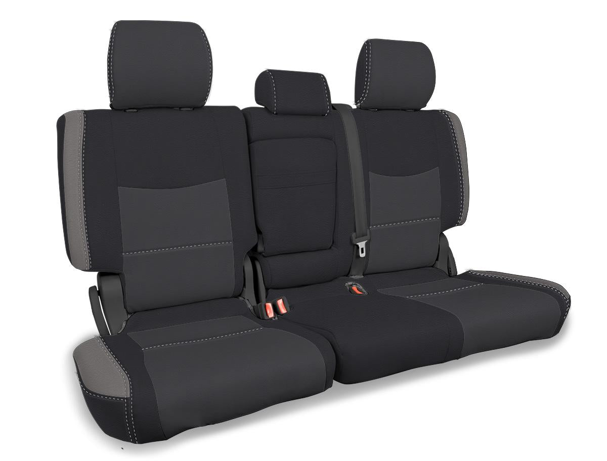 Rear Bench Cover for 2003-2009 Lexus GX470 - Black and Gray PRP Seats