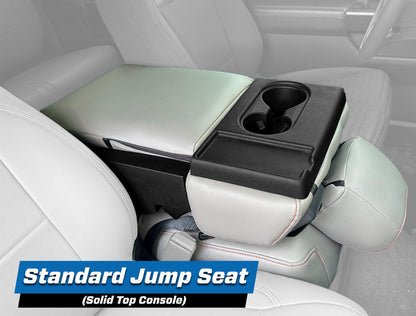 Center Jump Seat Cover w/ Standard Console for 2015-Present Ford F150 2017-Present Super Duty