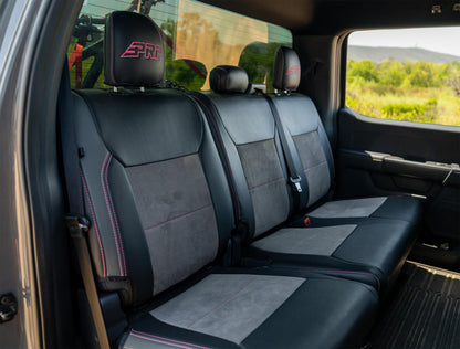 Rear Bench Seat Covers for 2021-Present Ford F150, 2023-Present Super Duty