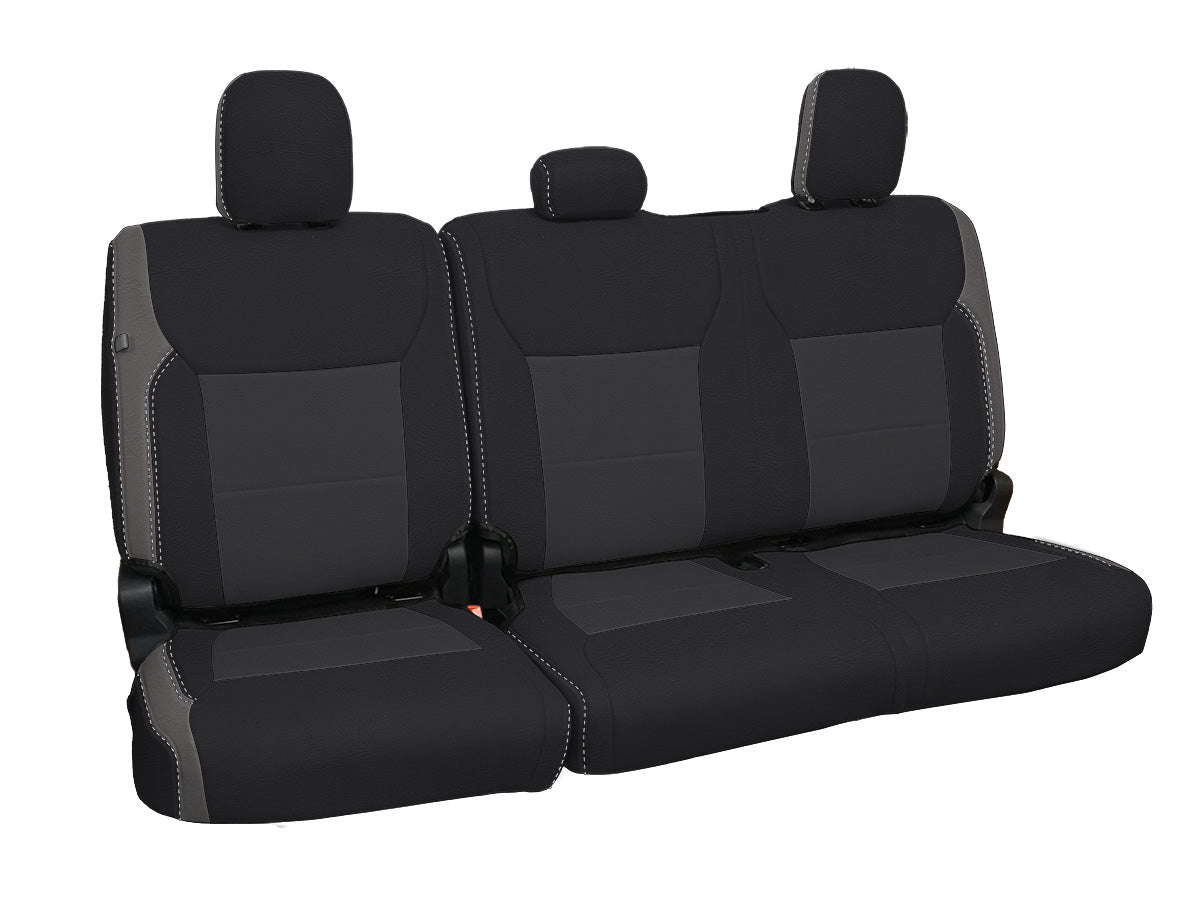 Rear Bench Seat Covers for 2021-Present Ford F150, 2023-Present Super Duty, Gray PRP Seats