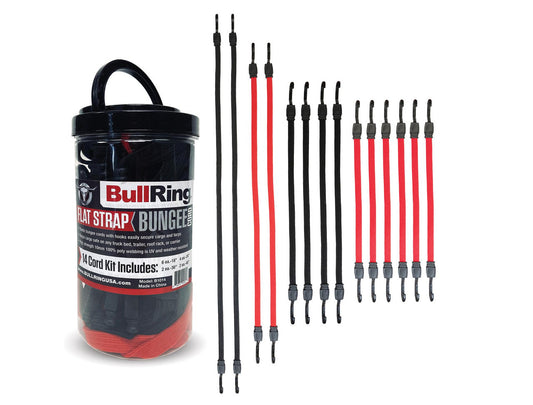 Flat Strap Bungee Cords (14pc Kit) - Default Title