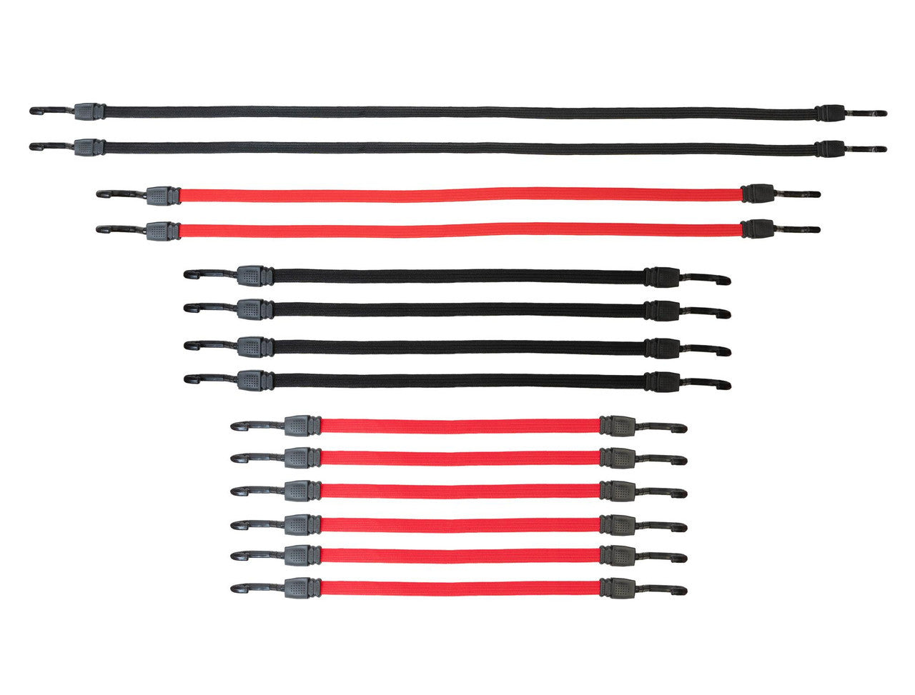 Flat Strap Bungee Cords (14pc Kit) PRP Seats