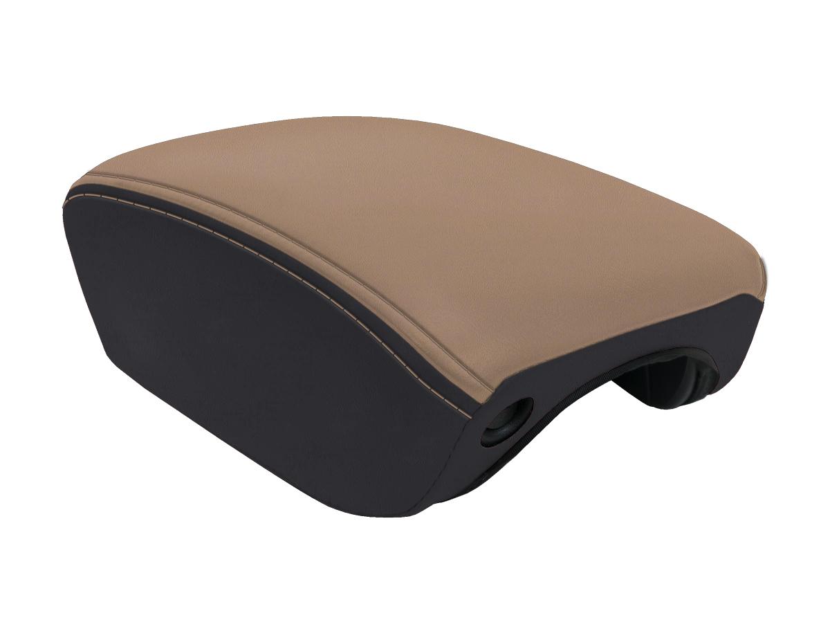 Center Console Cover for 2018+ Jeep Wrangler JL and Jeep Gladiator JT Black and Tan PRP Seats