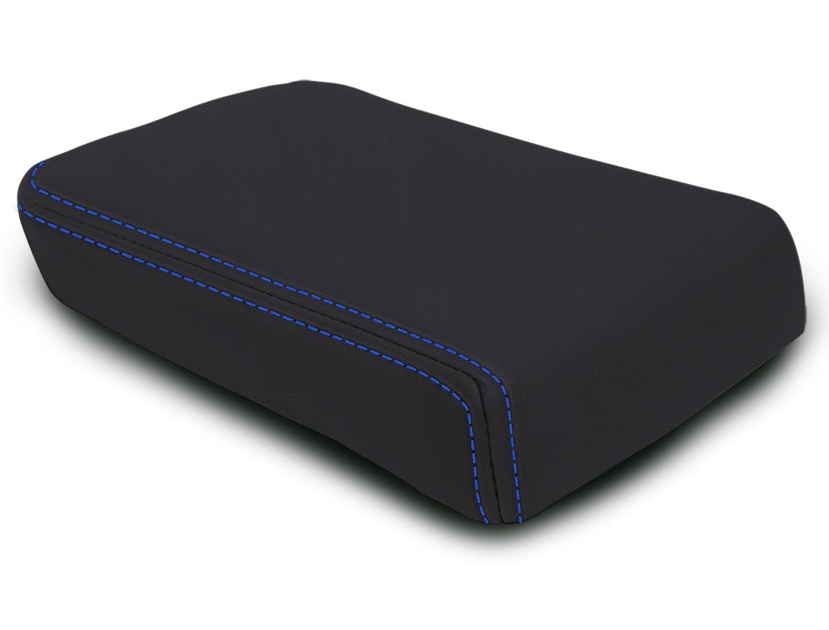 Center Console Cover for Polaris XPEDITION Black with Blue Stitch PRP Seats