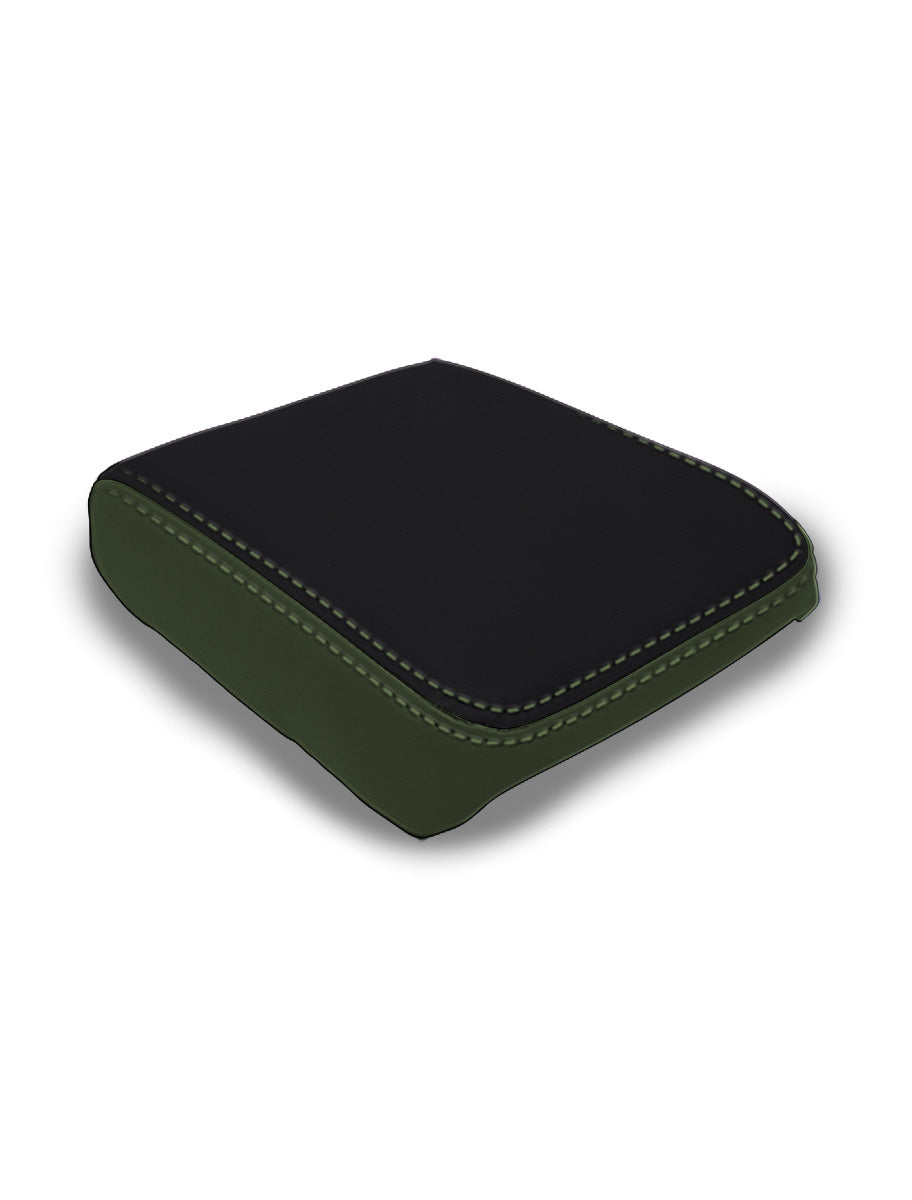 Center Console Cover for 2024+ Toyota Tacoma Black and Olive Green PRP Seats
