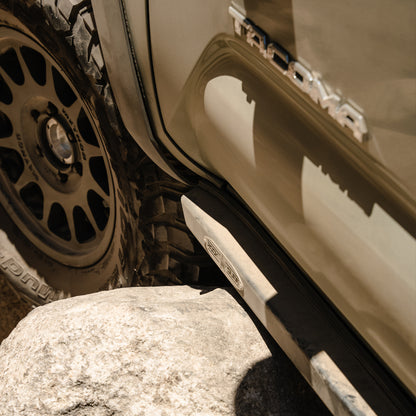 Tacoma Rock Sliders For 05-23 Toyota Tacoma Black Powdercoat Steel Rock Slide Engineering