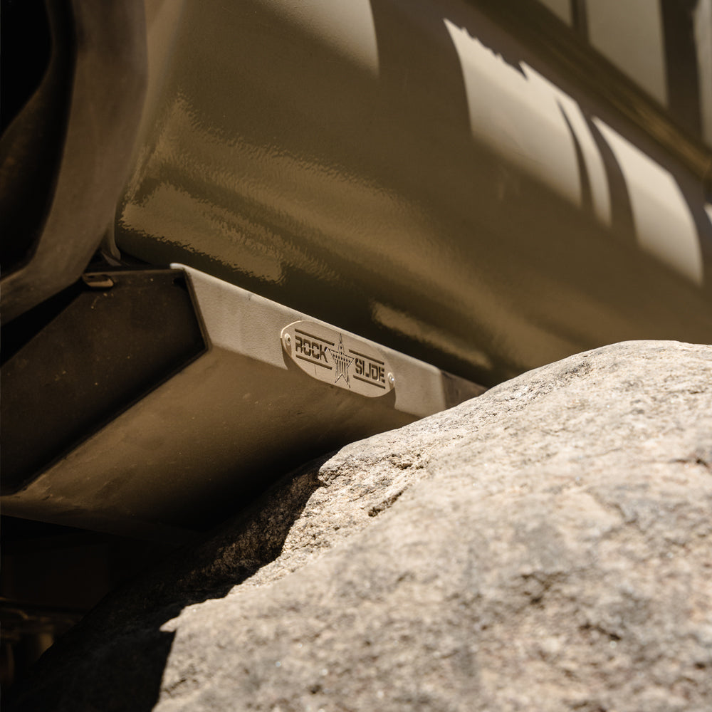Tacoma Rock Sliders For 05-23 Toyota Tacoma Black Powdercoat Steel Rock Slide Engineering