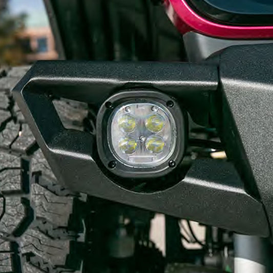 Combo Mid Front And Full Rear Bumpers For 18-25 Jeep Wrangler JL 2-4 Door 20-25 Gladiator