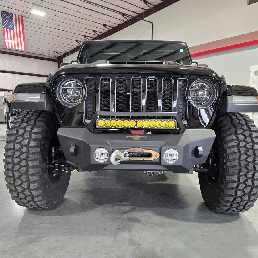ombo Shorty Front And Full Rear Bumpers For 18-25 Jeep Wrangler JL 2-4 Door 20-25 Gladiator