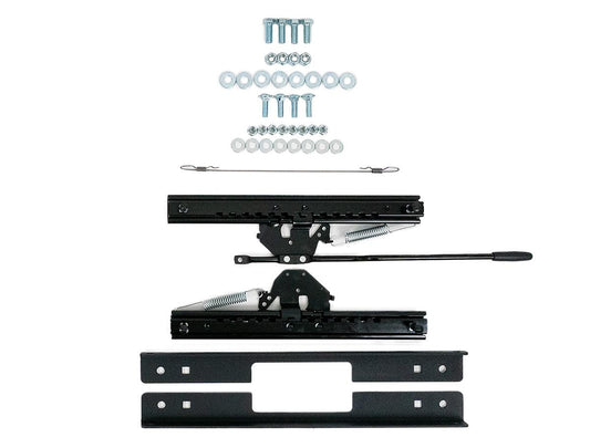 Universal Slider with 3 inch Short Angle Mount Kit Black - Default Title
