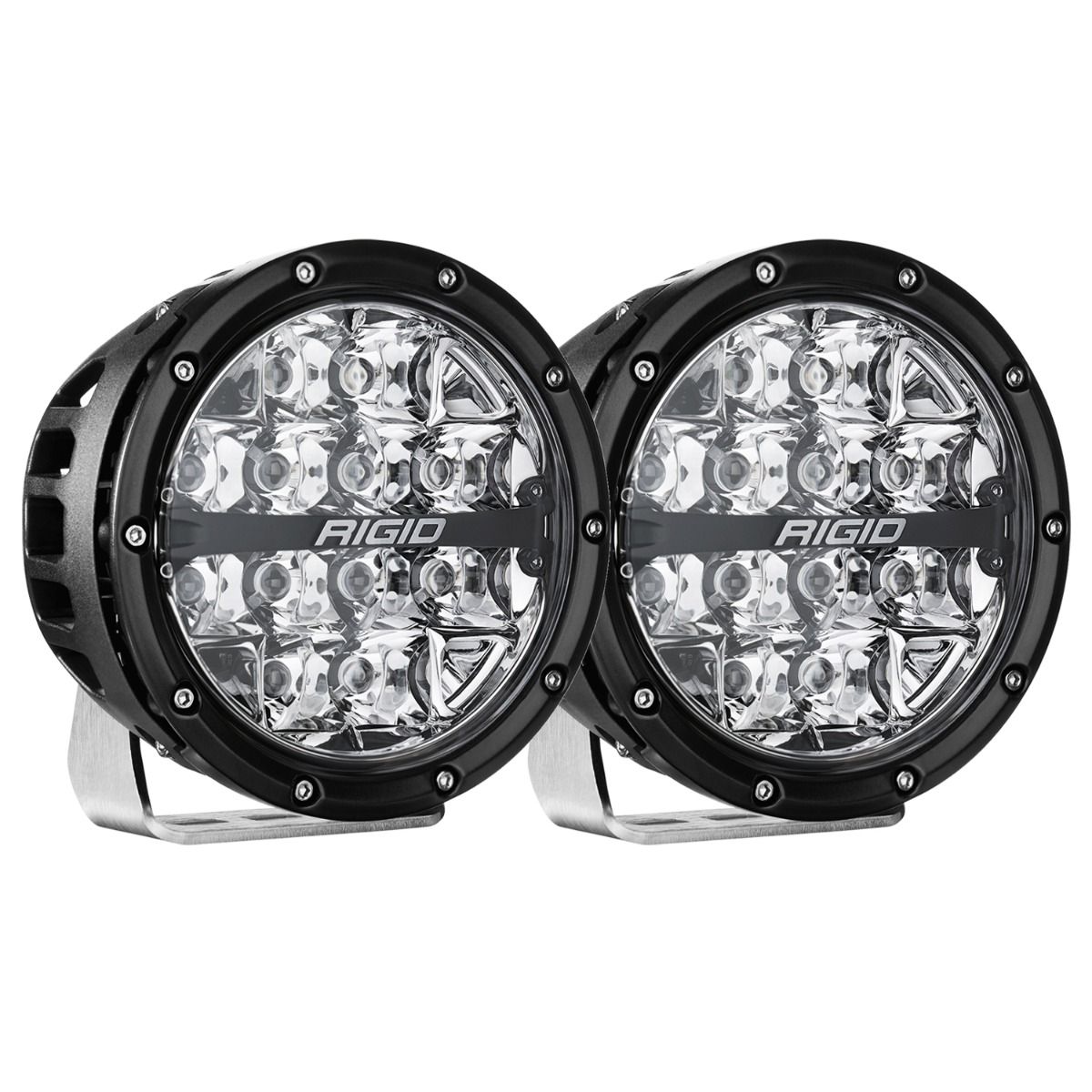 360-Series 6 Inch Off-Road Lamp Spot Beam RGBW Backlight Single Rigid Industries - Default Title